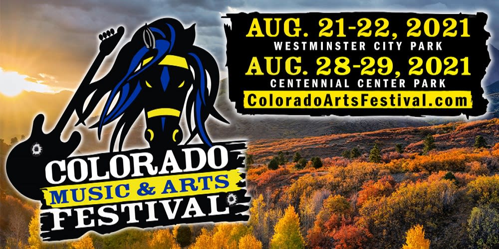 co music and arts festival flyer