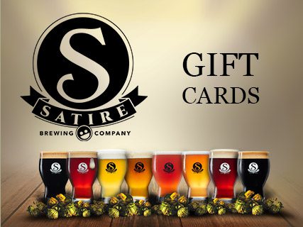 SATIRE BREWING GIFT CARDS